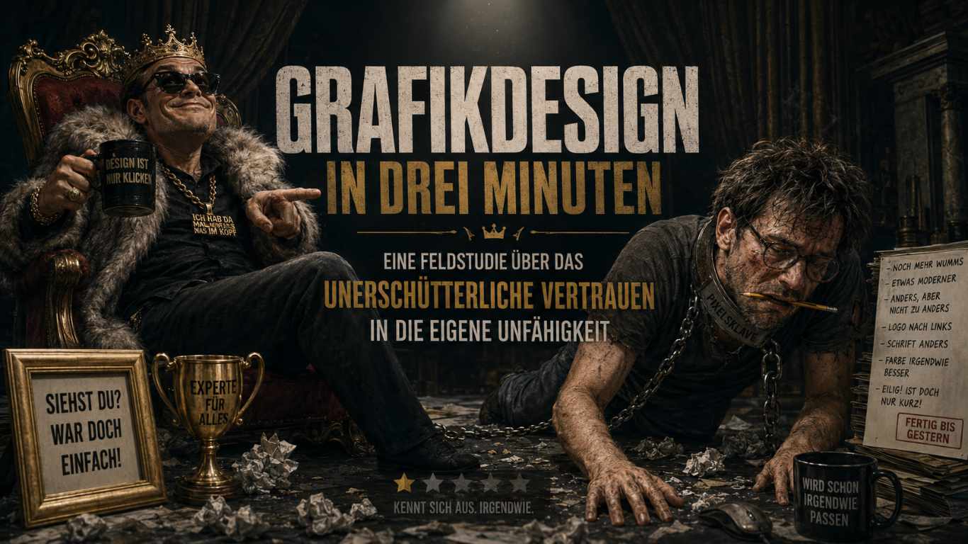 Grafikdesign in 3 Minuten von Ben Delarosa