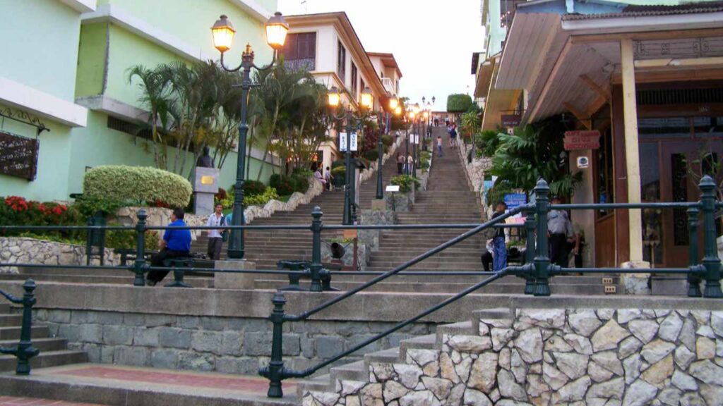 Ben Delarosa in Las Peñas in Guayquil in Ecuador Ben Delarosa in Las Peñas in Guayquil in Ecuador